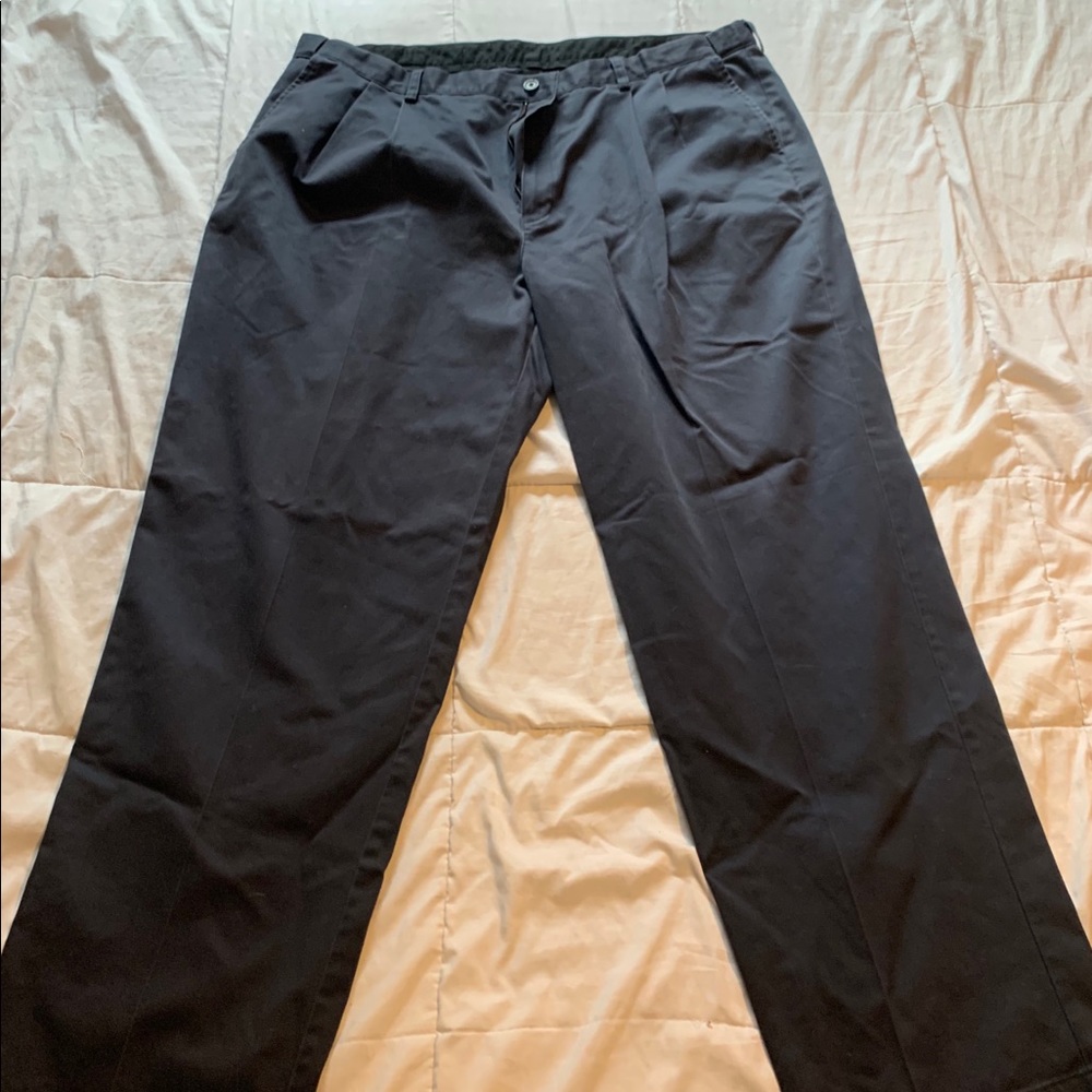 Ll bean 44 x 34 navy khakis comfort waist